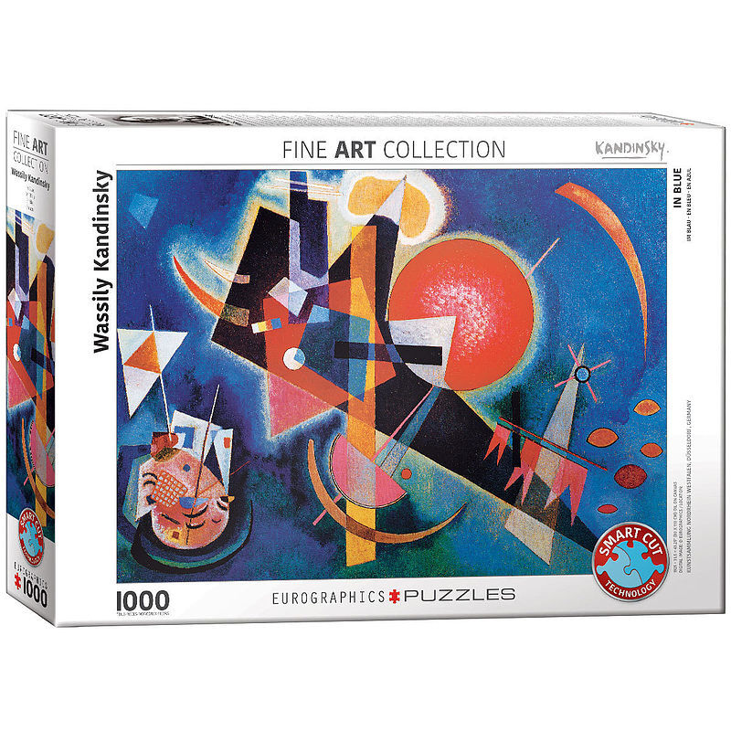 Puzzle 1000  w kolorze niebieskim wassily kandinsky 6000-1897