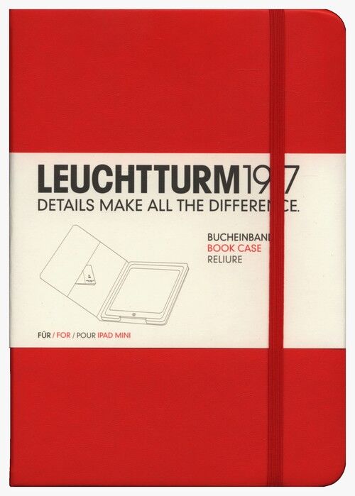 Etui iPad mini Leuchtturm1917 czerwone