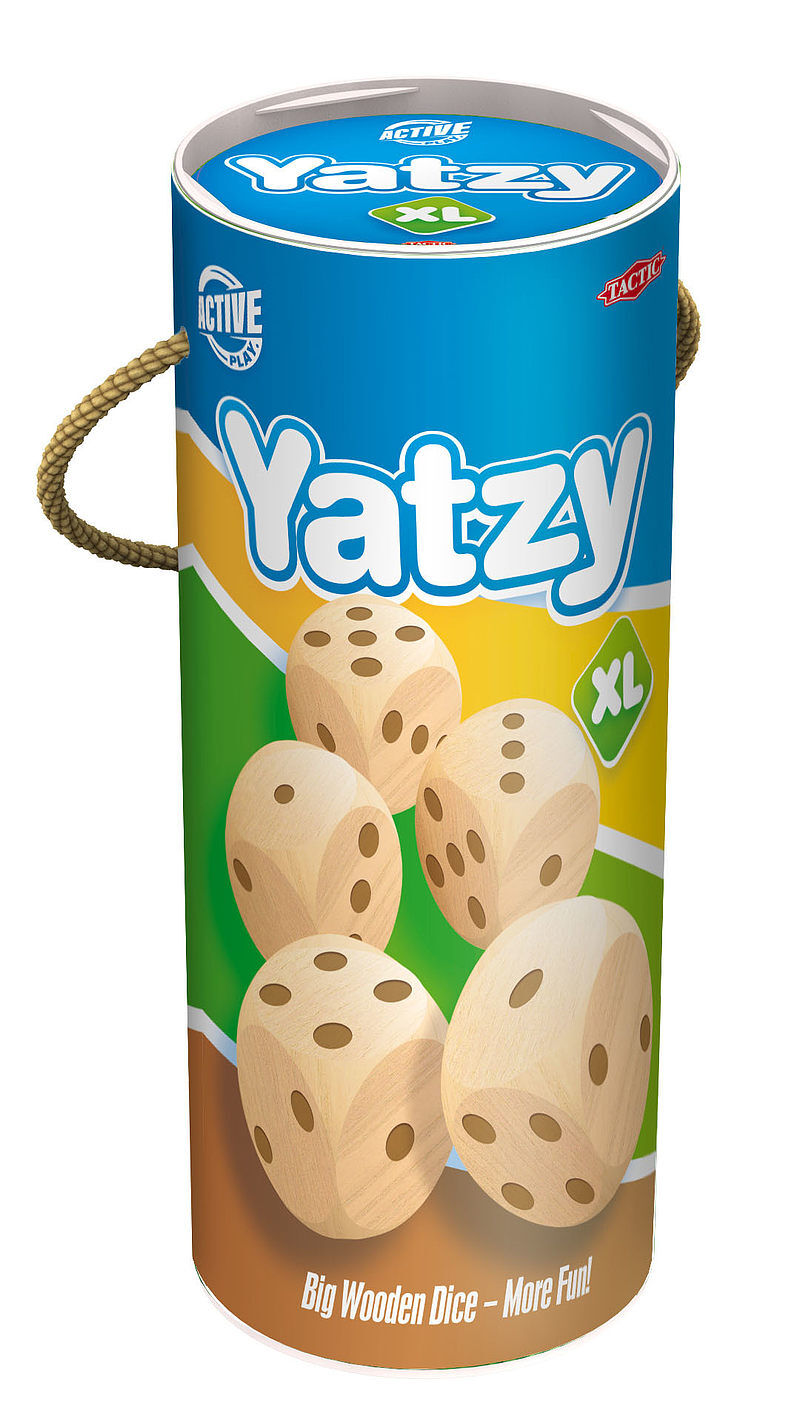 XL Yatzy Gra plenerowa w kości drewniane XXL