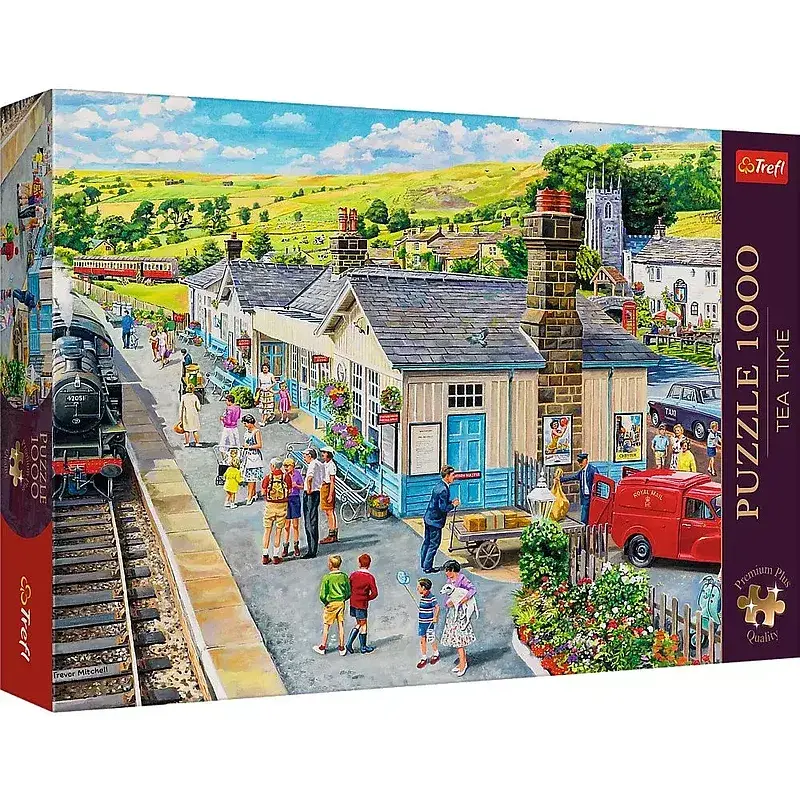 Puzzle Premium Plus Quality Tea Time: Dworzec kolejowy 1000