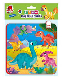 Puzzle magnetyczne z pianki dinozaury rk5010-07