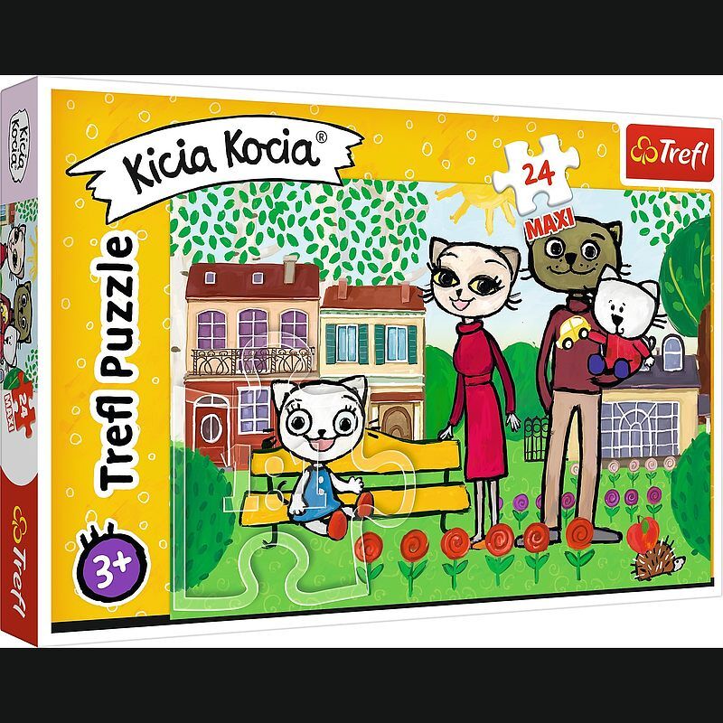 Puzzle 24 maxi zabawy kici koci 14316