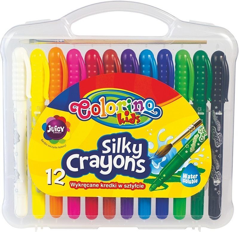 Kredki żelowe wykręcane 12 kol. Colorino kids