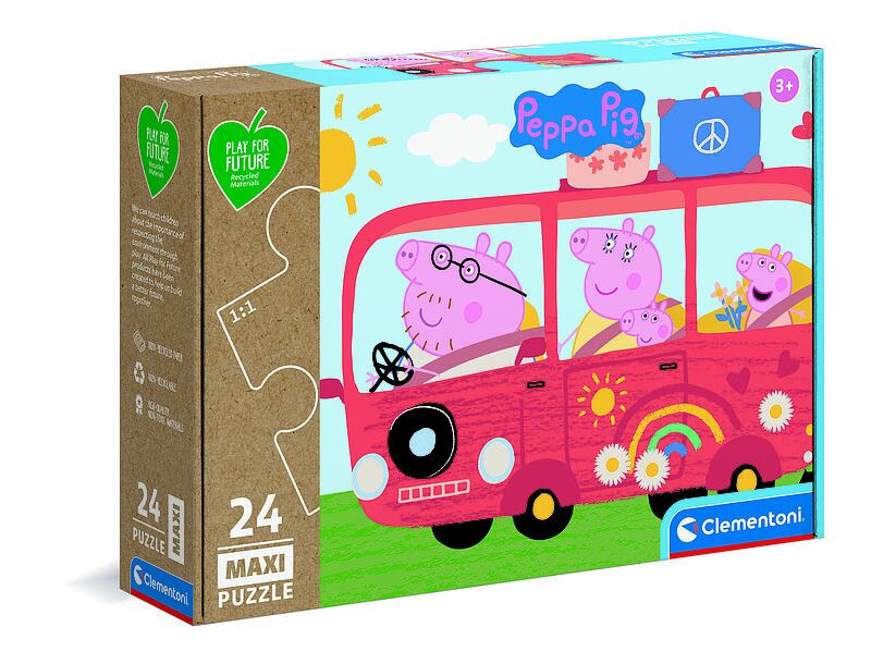 Puzzle 24 maxi. Play for future. Świnka Peppa