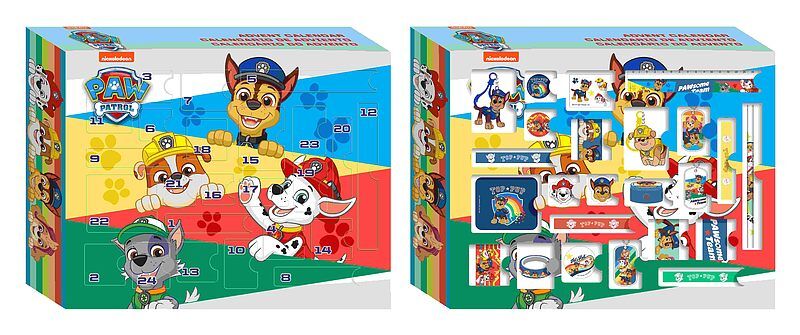 Kalendarz adwentowy paw patrol akcesora 24 elementy pw19729