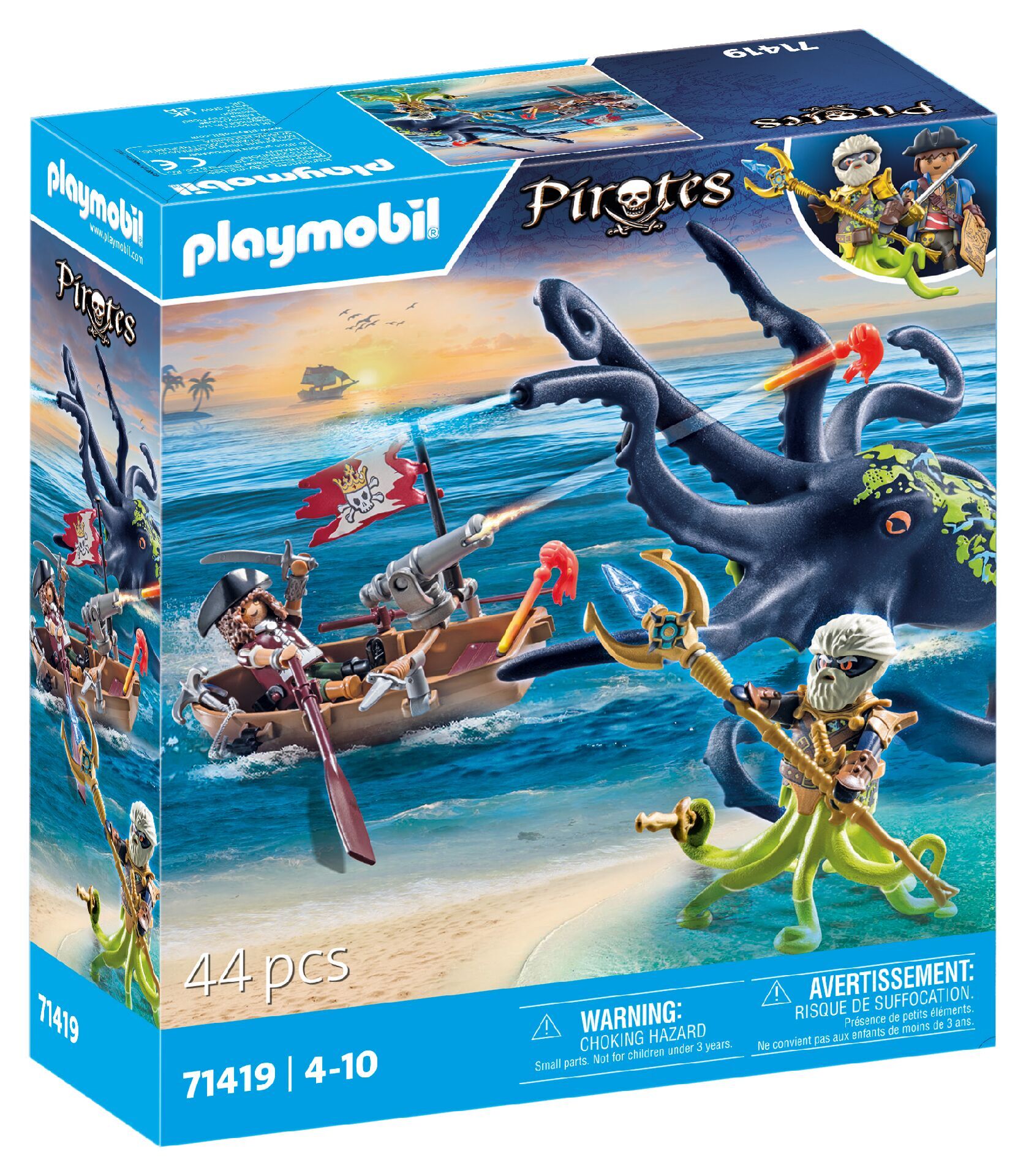 Playmobil Walka z gigantyczną ośmiornicą 71419
