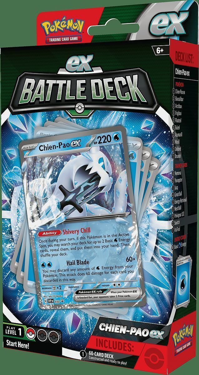 Pokemon tcg july ex battle decks mix chien/tinka 1 szt mix