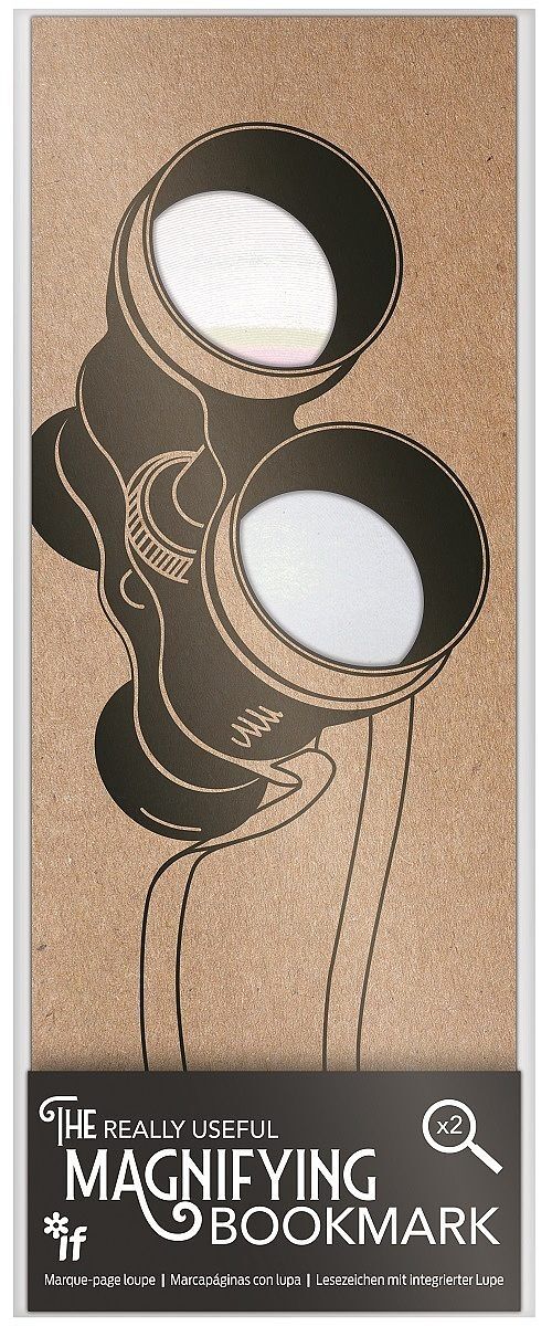 Magnifying bookmark - powiększająca zakładka do książki lupa - binoculars
