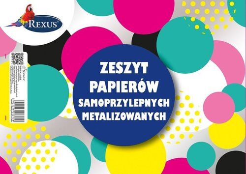 Wycinanka samoprzylepna metalizowana A5 8 kartek