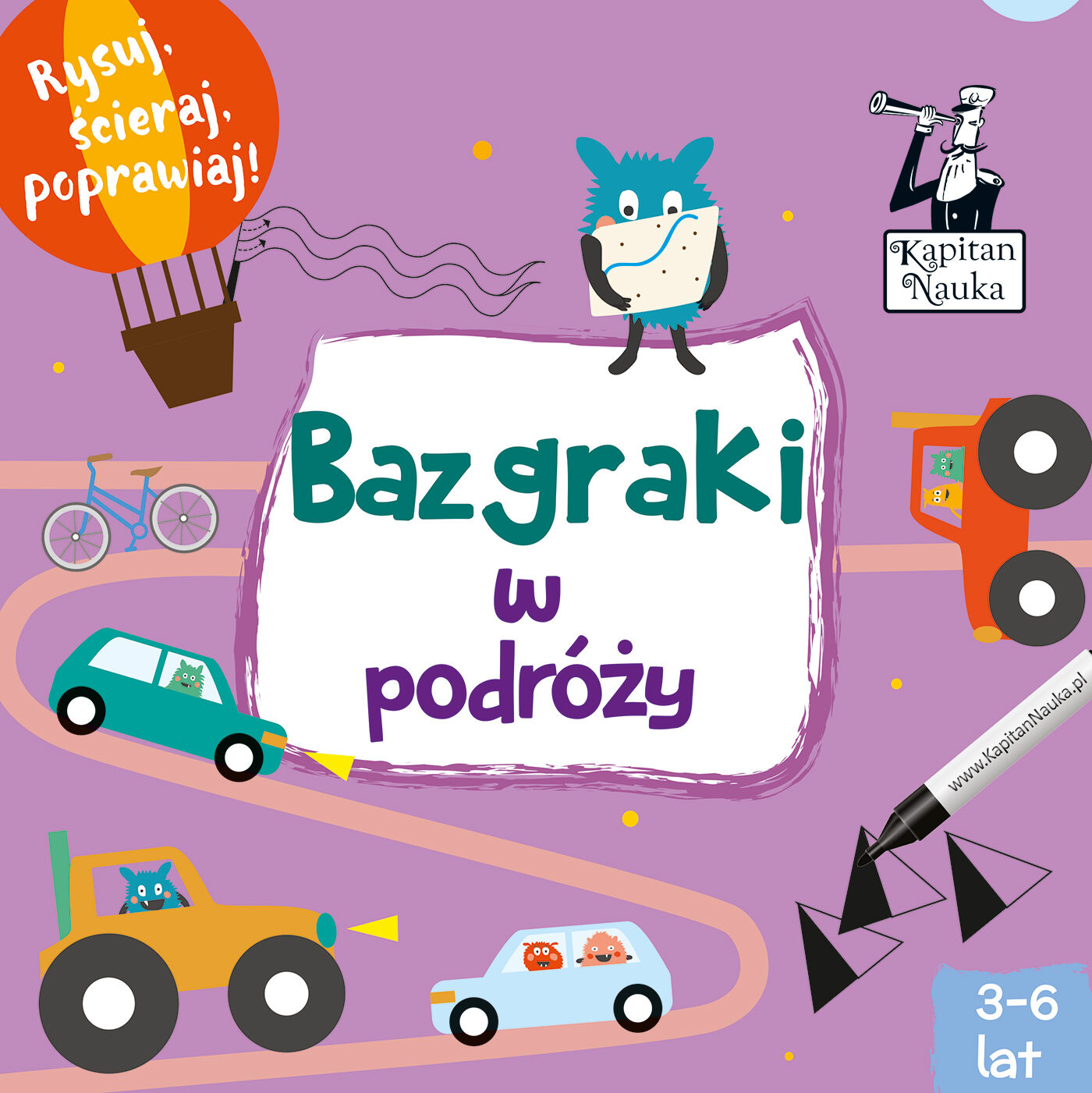 Kapitan Nauka. Bazgraki w podróży (3-6 lat)