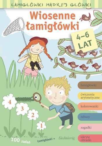 Wiosenne łamigłówki łamigłówki mądrej główki wyd. 2016