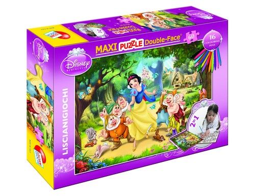 Puzzle dwustronne Śnieżka 108 + mazaki