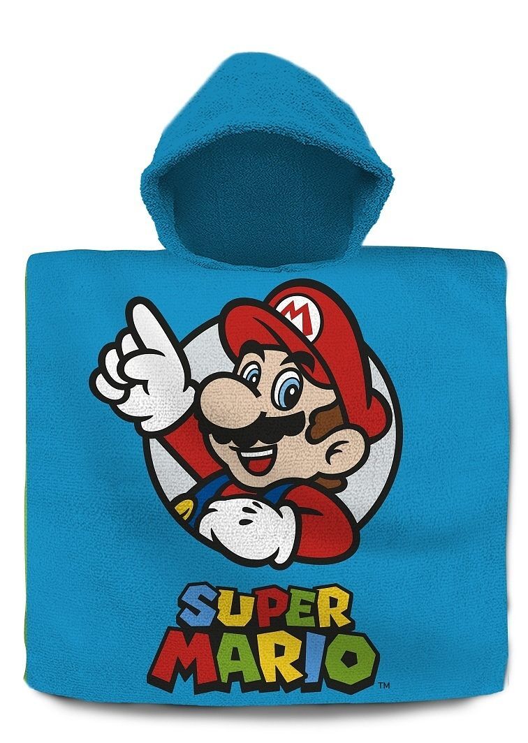 Poncho super mario 120x60 cm no-512p