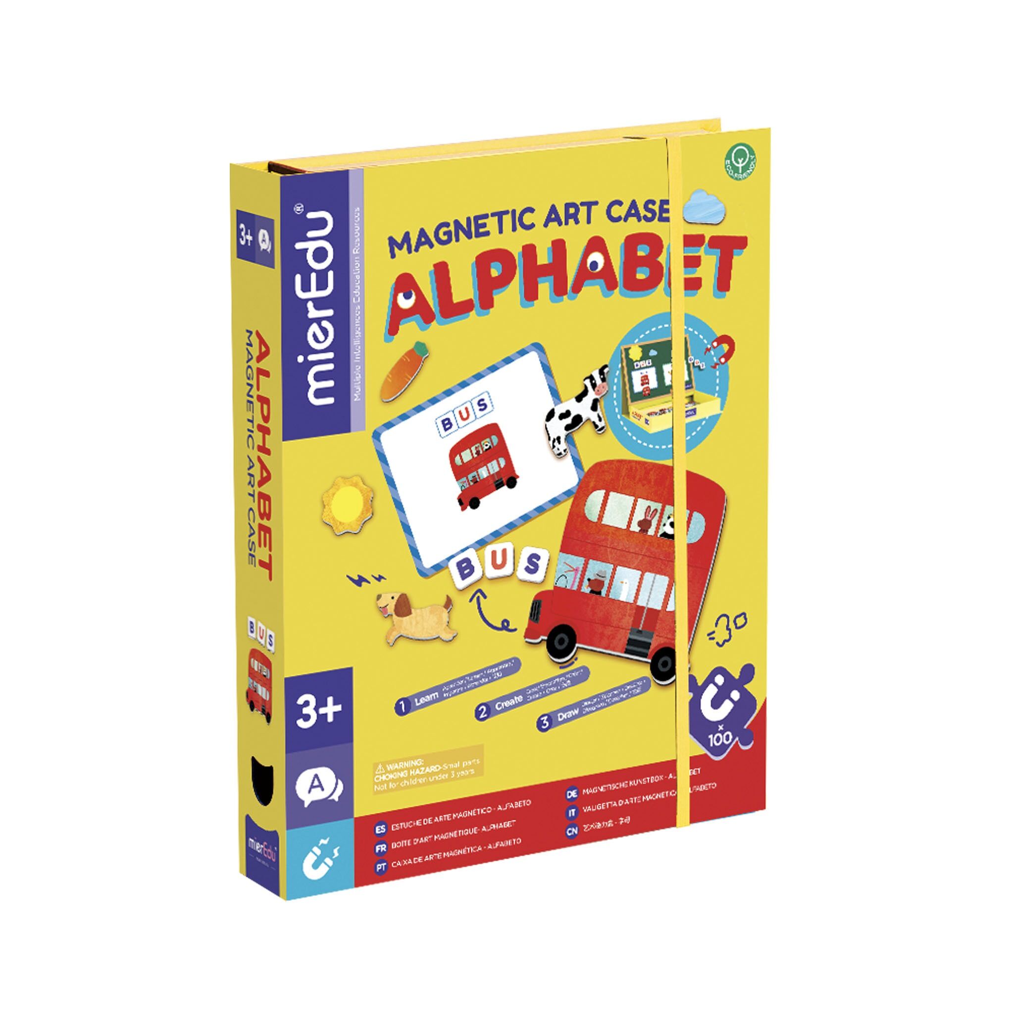 Puzzle magnetyczne Art Case Alfabet