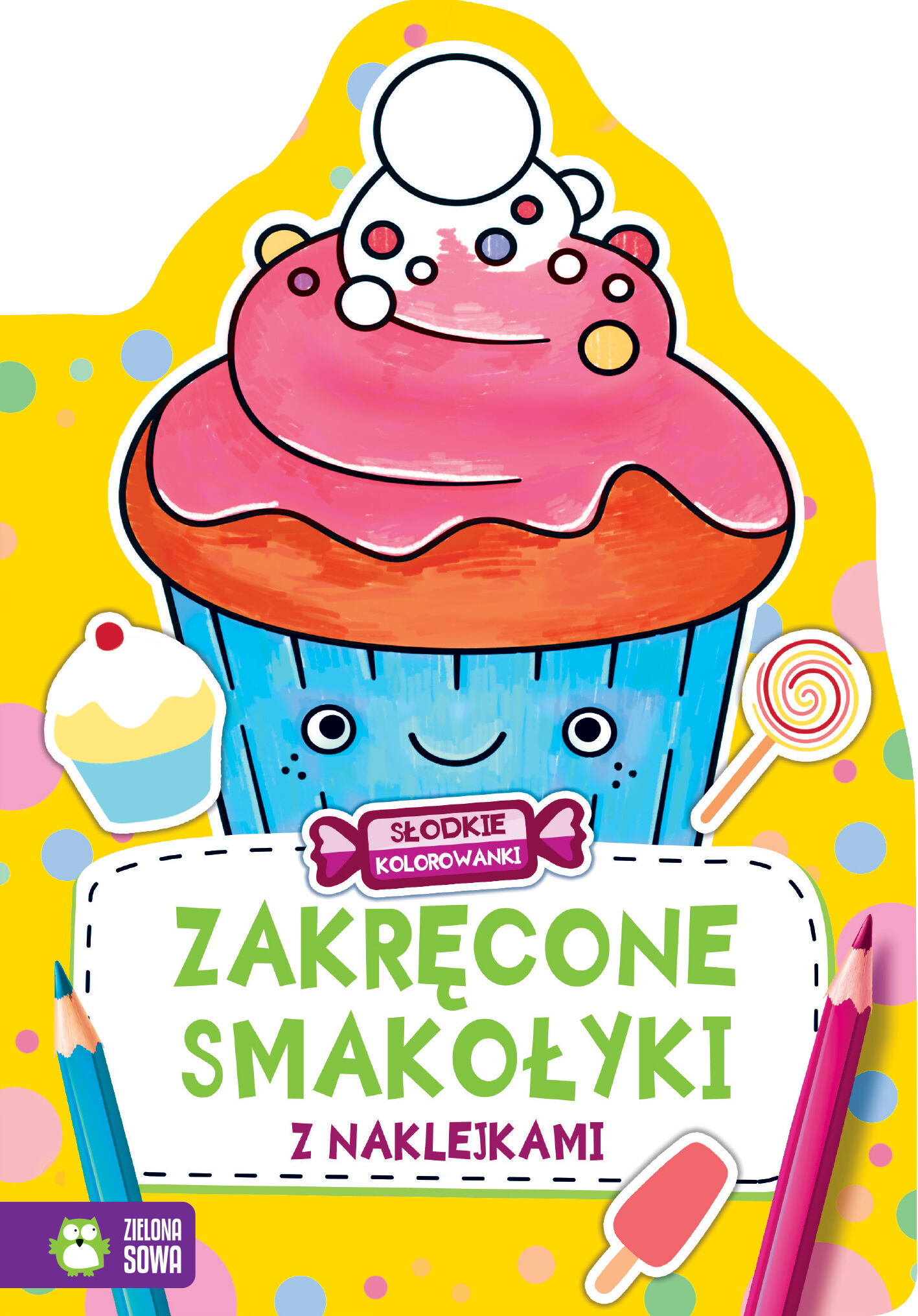 Słodkie kolorowanki. Zakręcone smakołyki