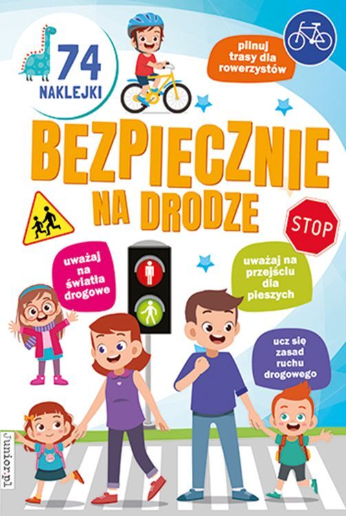 Bezpiecznie na drodze. Kolorowanka