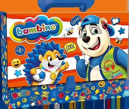 Teczka z rączką a4 bambino 1 szt. Mix