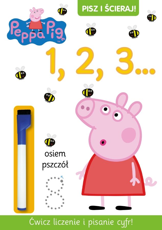 Świnka Peppa. Pisz i ścieraj