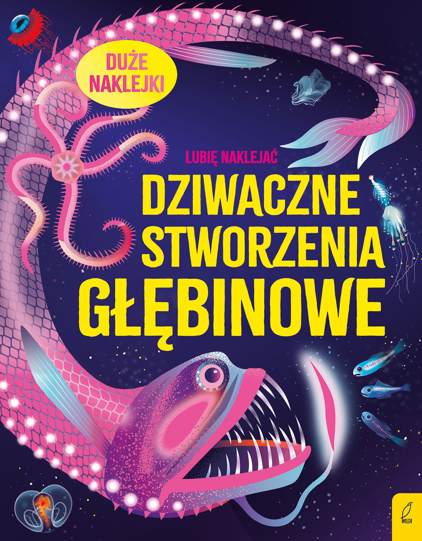 Lubię naklejać. Dziwaczne stworzenia głębinowe