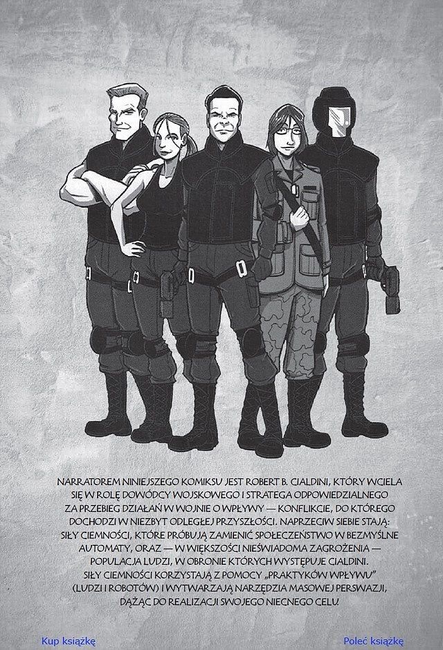 Zasady wywierania wpływu na ludzi - Teoria i praktyka. Komiks