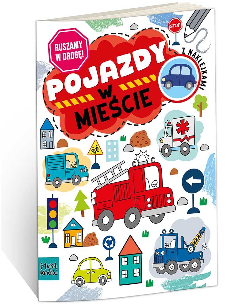 Kolorowanka A4 Ruszamy w drogę pojazdy w mieście