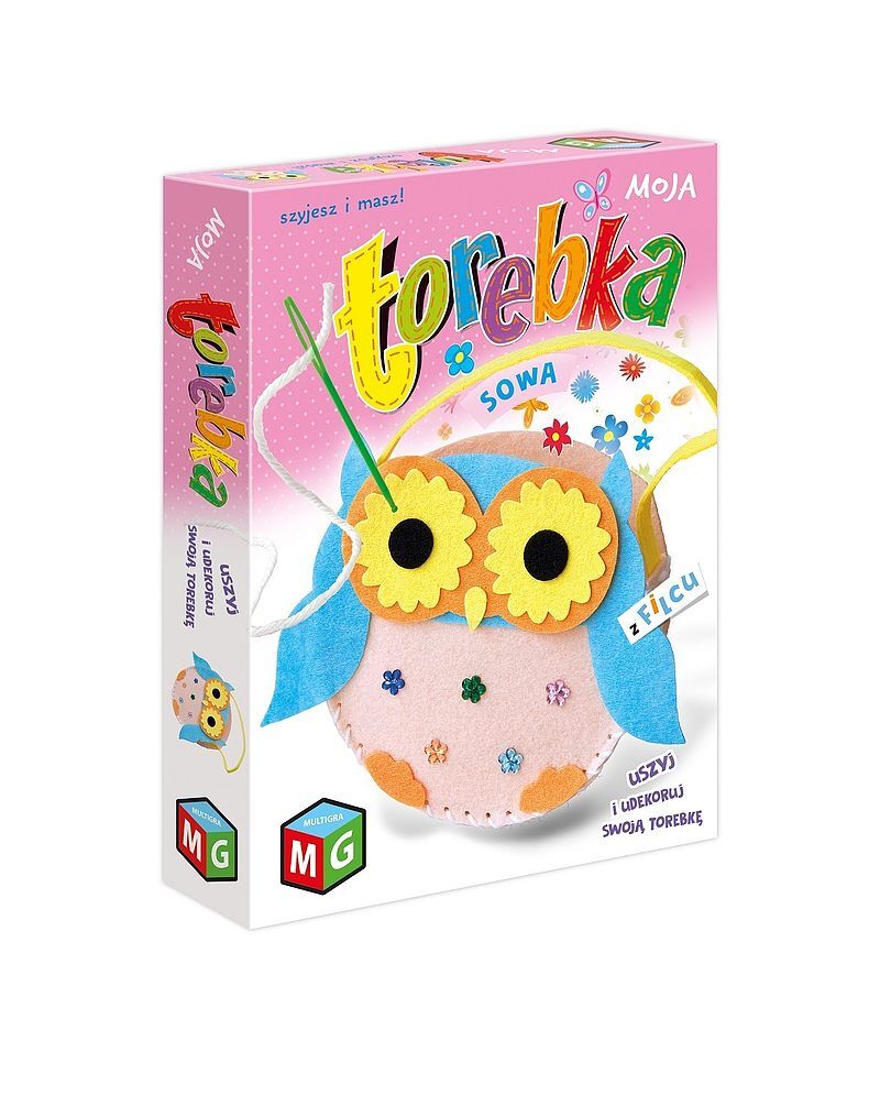 Moja torebka z filcu sowa