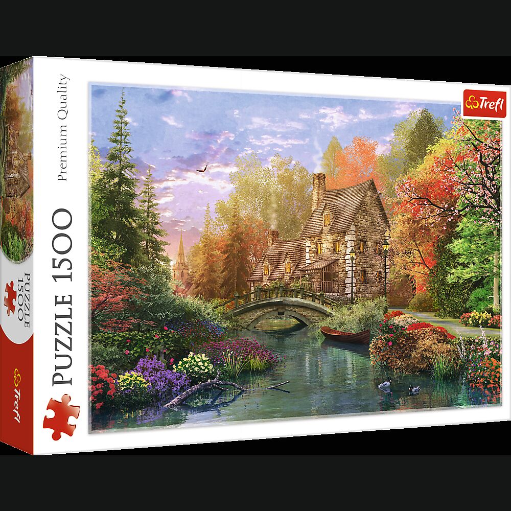 Puzzle 1500 Chatka nad jeziorem 26136