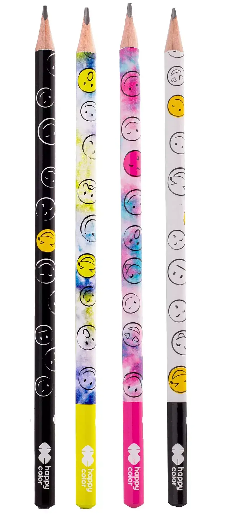 Ołówek trójkątny smile 2b happy color paczka 24szt