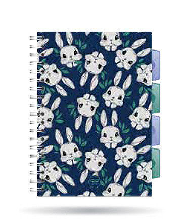 Kołozeszyt a5 100k kratka pp coolpack bunnyland