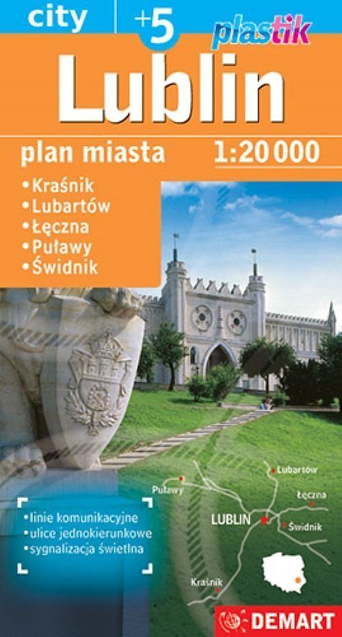 Lublin. Plan miasta Plastik w skali 1:20 000