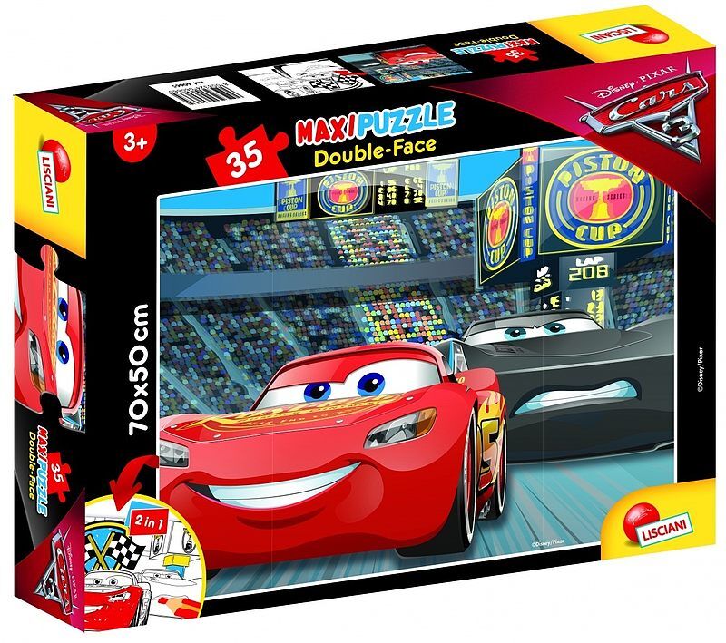 Puzzle dwustronne maxi 35 Auta 3 GO! GO! GO!