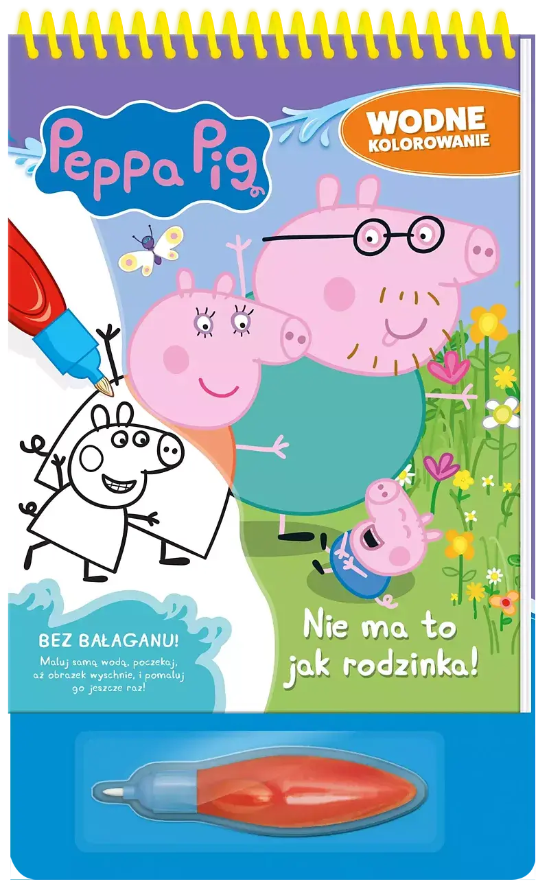 Peppa Pig. Wodne kolorowanie 13. Nie ma to jak rodzinka!