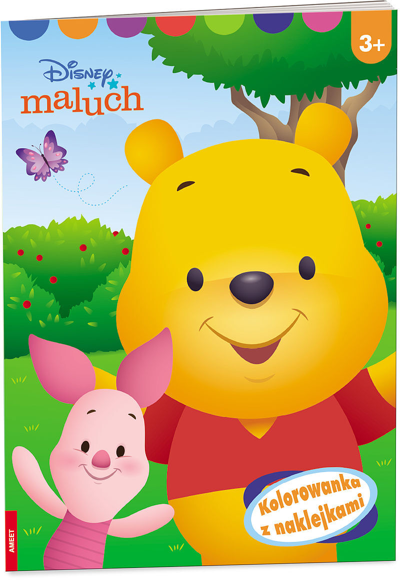 Disney maluch kolorowanka z naklejkami na-9208