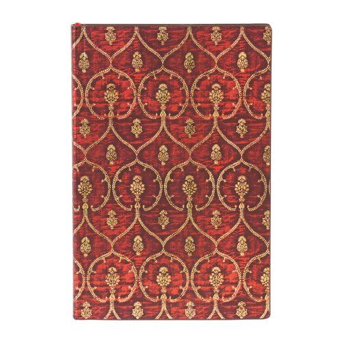 Notatnik w linie Paperblanks Red Velvet Mini Flexi