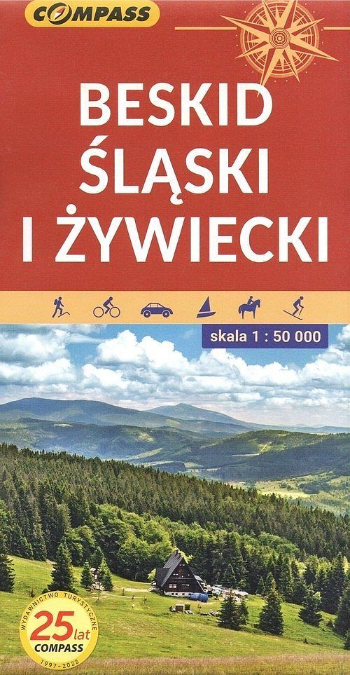 Beskid Śląski i Żywiecki. Mapa turystyczna w skali 1:50 000