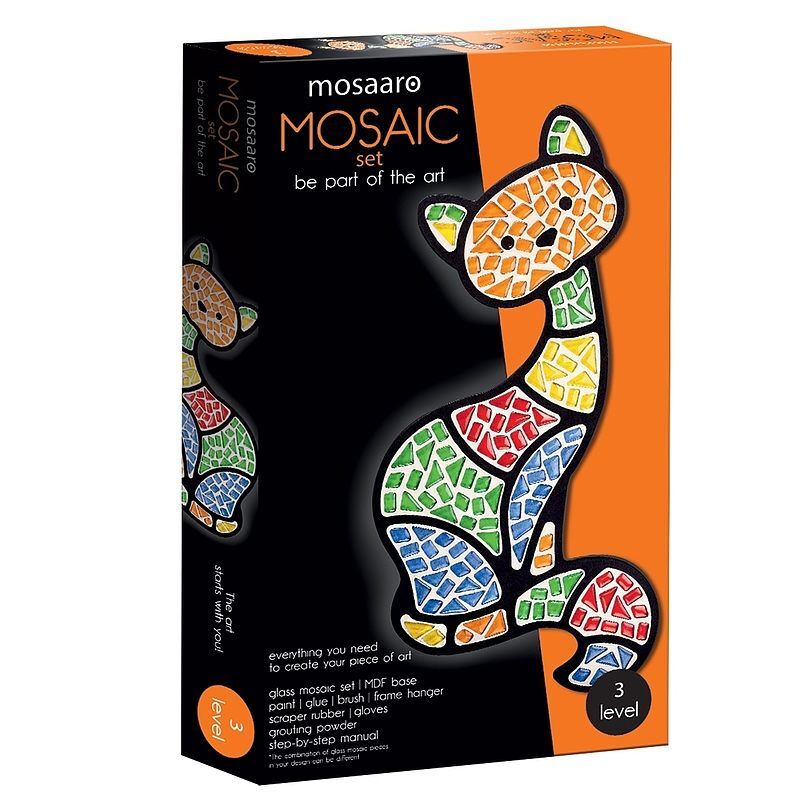 Zestaw kreatywny mozaika kot poziom 3 ma3002
