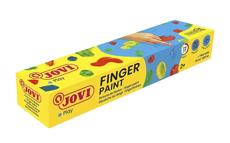 Farby do malowania palcami 5 kolorów po 35ml