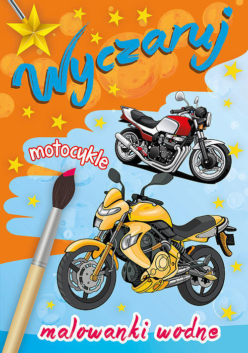 Wyczaruj motocykle Malowanki wodne