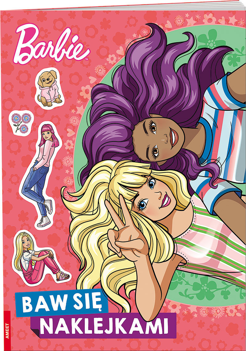 Barbie baw się naklejkami stj-1103
