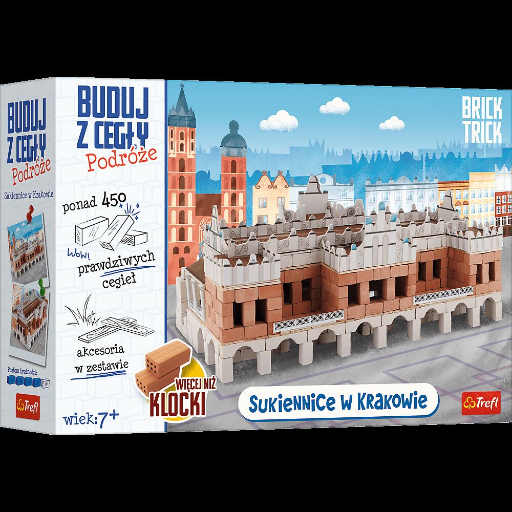 Brick Trick Buduj z cegły Podróże Sukiennice XL 61386