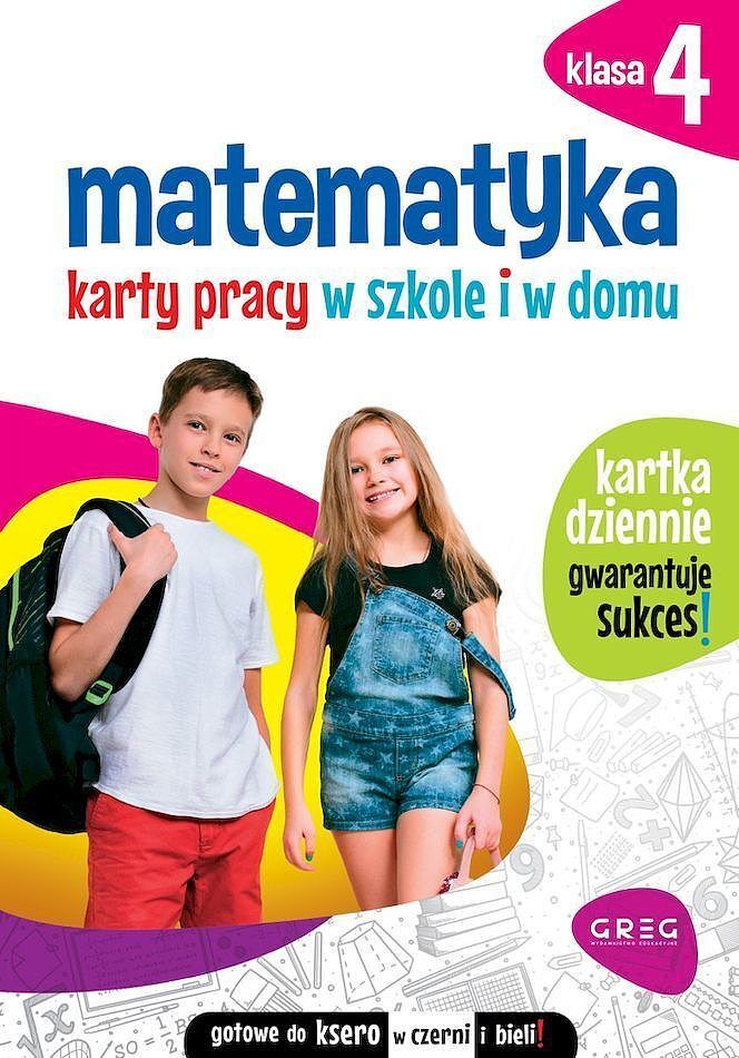 Matematyka. Karty pracy w szkole i w domu
