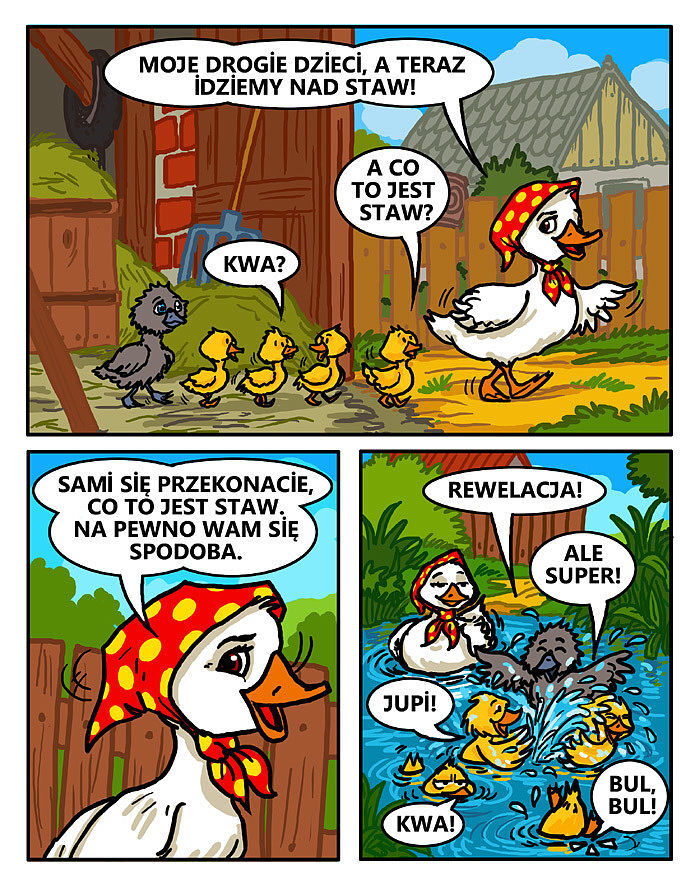 Czytam mamie i tacie - 5 - Brzydkie kaczątko