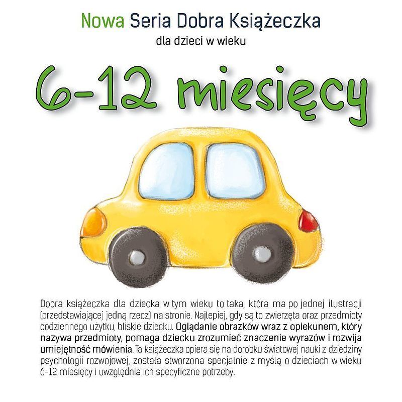 Nowa seria dobra książeczka 6-12 miesięcy