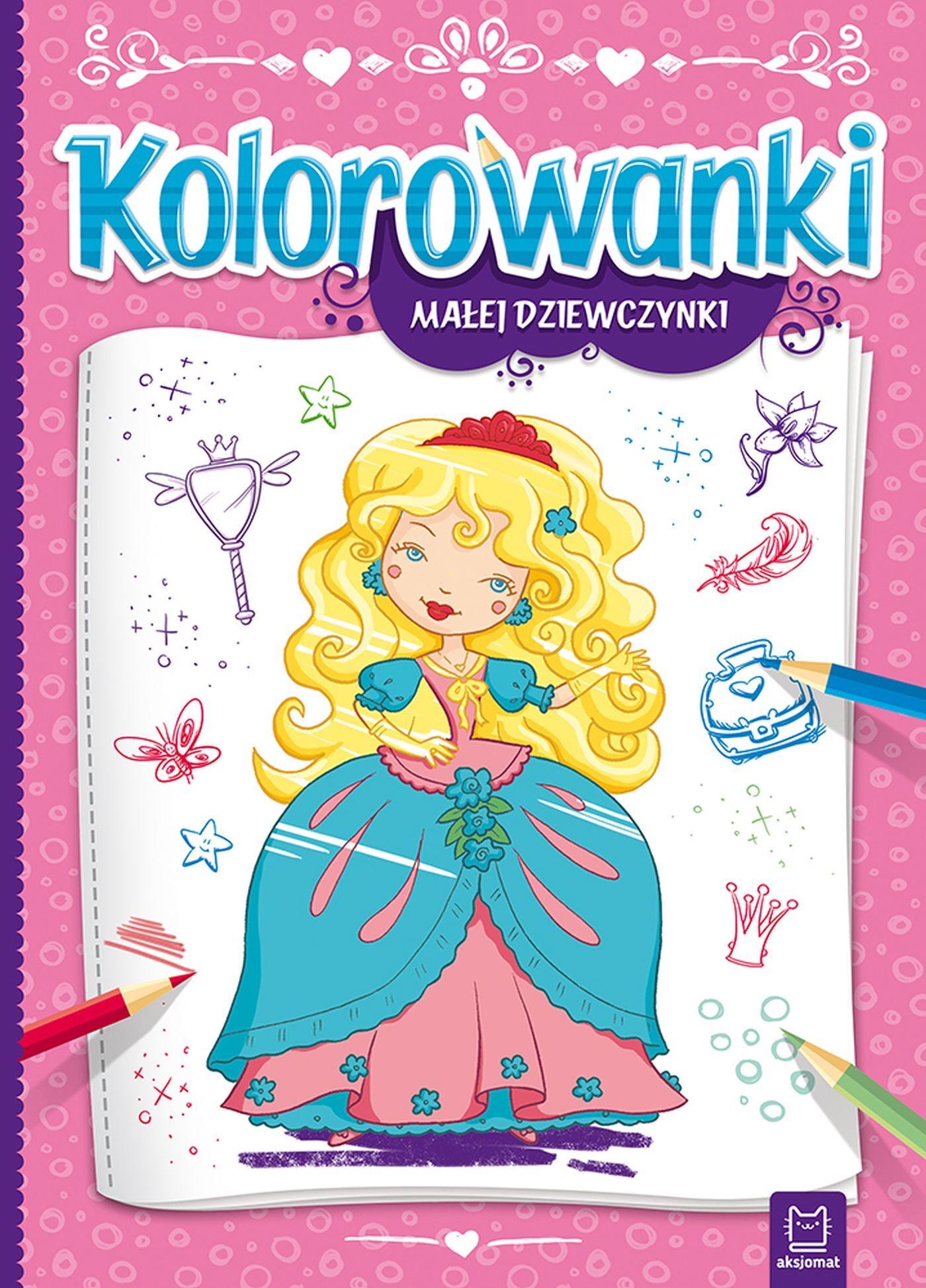 Kolorowanki małej dziewczynki