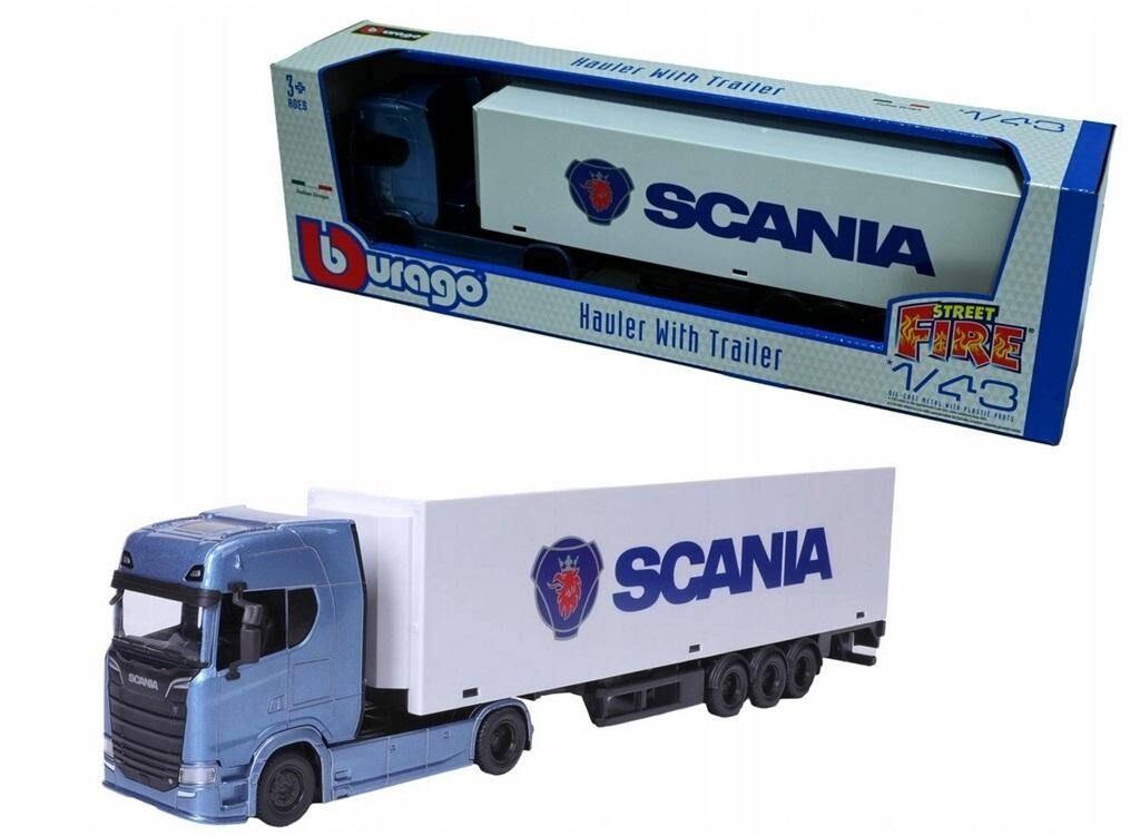 BBURAGO MODEL STREET FIRE HAULERS  SCANIA 770S 1:43