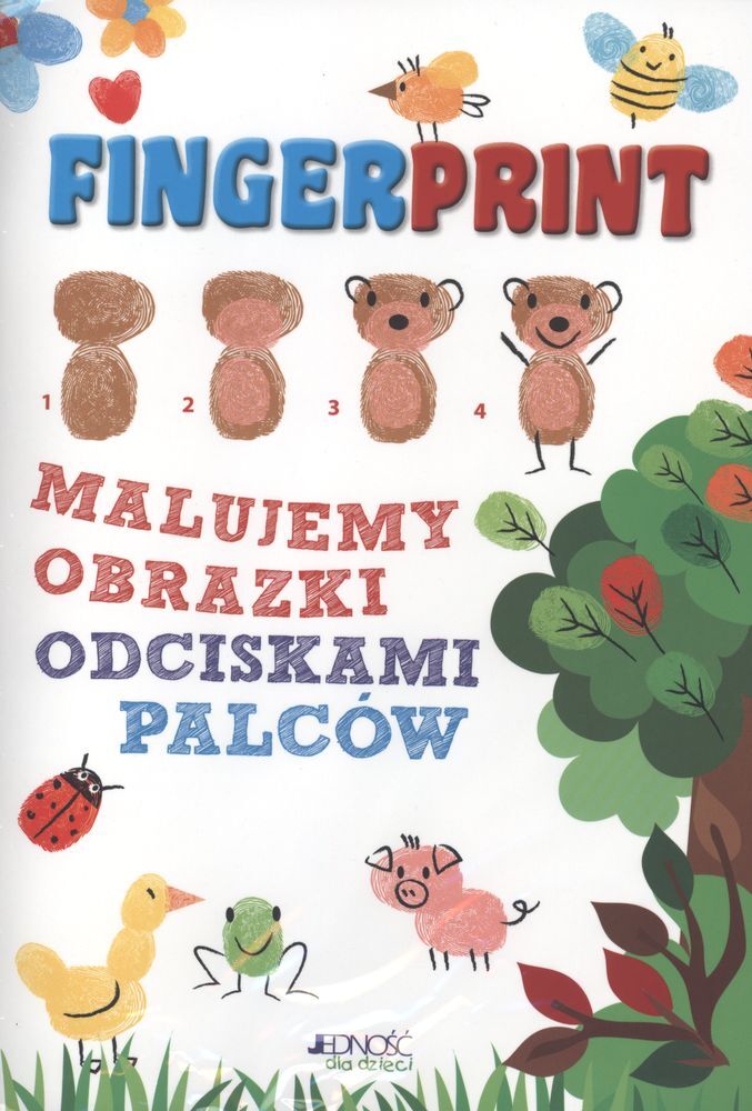 Fingerprint malujemy obrazki odciskami palców zestaw do malowania