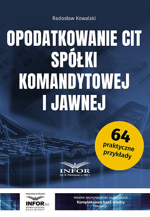 Opodatkowanie CIT spółki komandytowej i jawnej