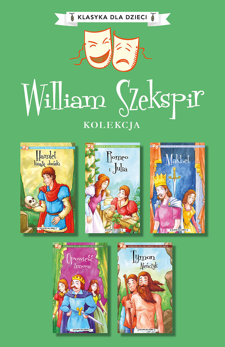 Pakiet klasyka dla dzieci. William szekspir. Tomy 1-5