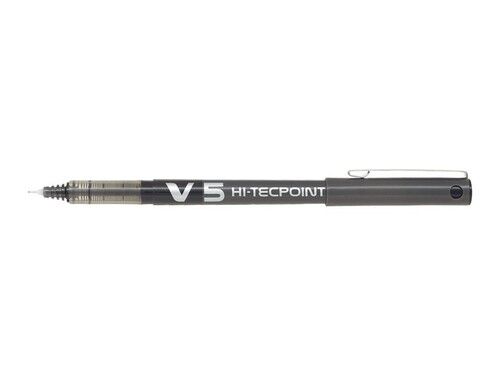 Pióro kulkowe z płynnym tuszem Pilot Hi-Tecpoint V5 Czarny Fine