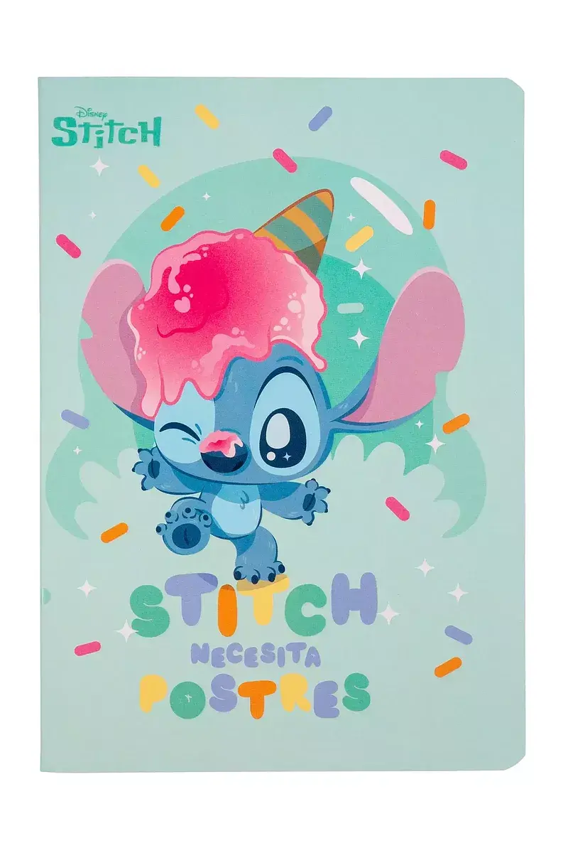 Paczka zeszyt a5 60 k. Linia disney fashion wzór 4 stitch 6 szt